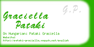 graciella pataki business card